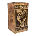 Tree of Life Pattern Wooden Cremation Boxes for Humans