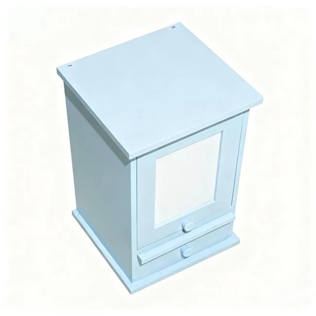 Realistic Life Storage and Clothing Countertop Wooden Cremation Pet Urn