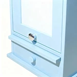 Realistic Life Storage and Clothing Countertop Wooden Cremation Pet Urn