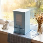 Realistic Life Storage and Clothing Countertop Wooden Cremation Pet Urn