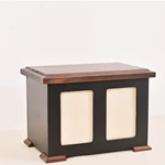 Double Frame Design Wooden Urn for Dog Ashes