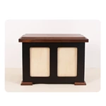 Double Frame Design Wooden Urn for Dog Ashes