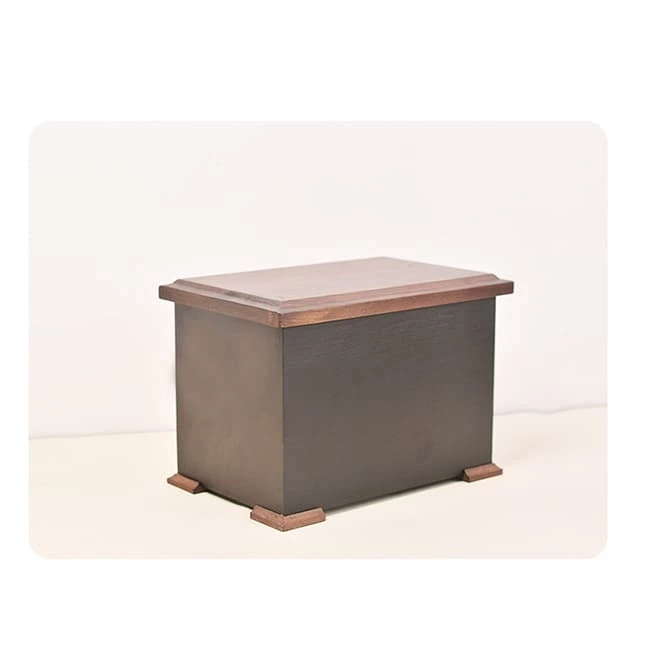 Double Frame Design Wooden Urn for Dog Ashes