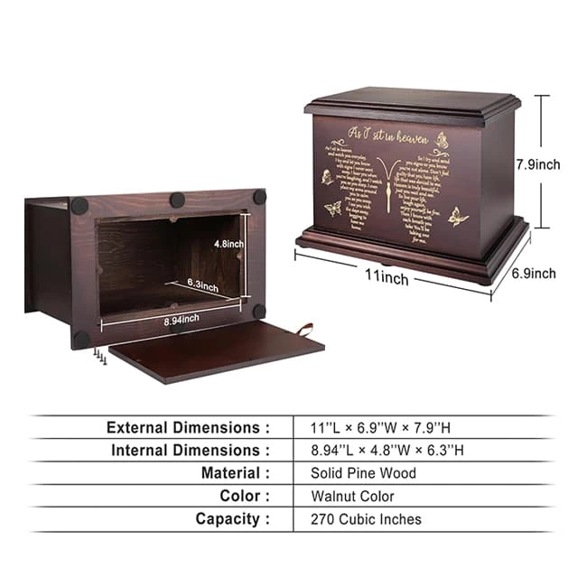 Wooden Cremation Boxes for Humans