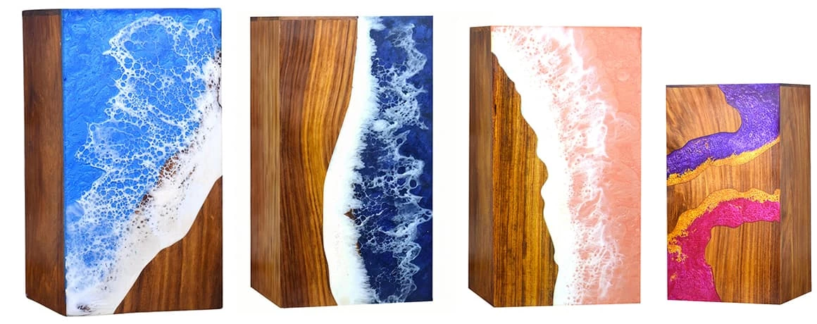 Epoxy Resin Decor Cremation Urns for Human ashe or Pets