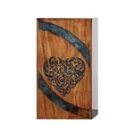 Funeral Cremation Wooden Urns Laser Cut Engraving Pattern