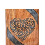 Funeral Cremation Wooden Urns Laser Cut Engraving Pattern