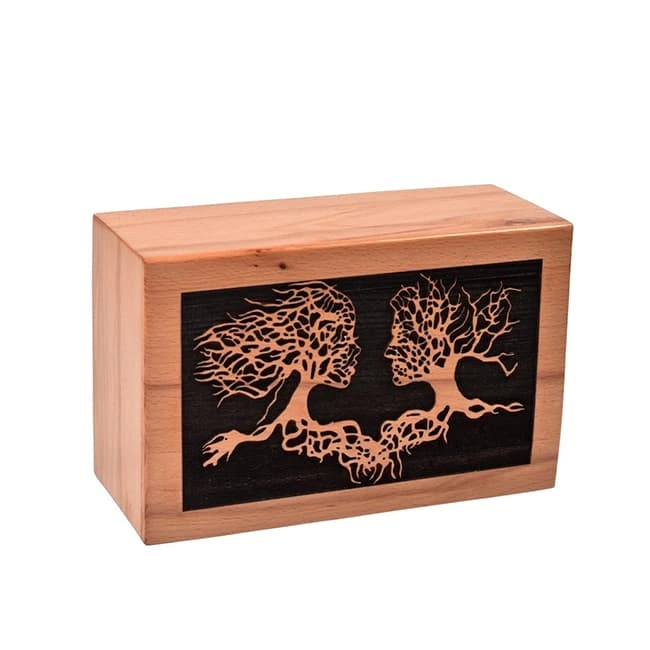 Handmade Wood Cremation Urns for Human Ashes