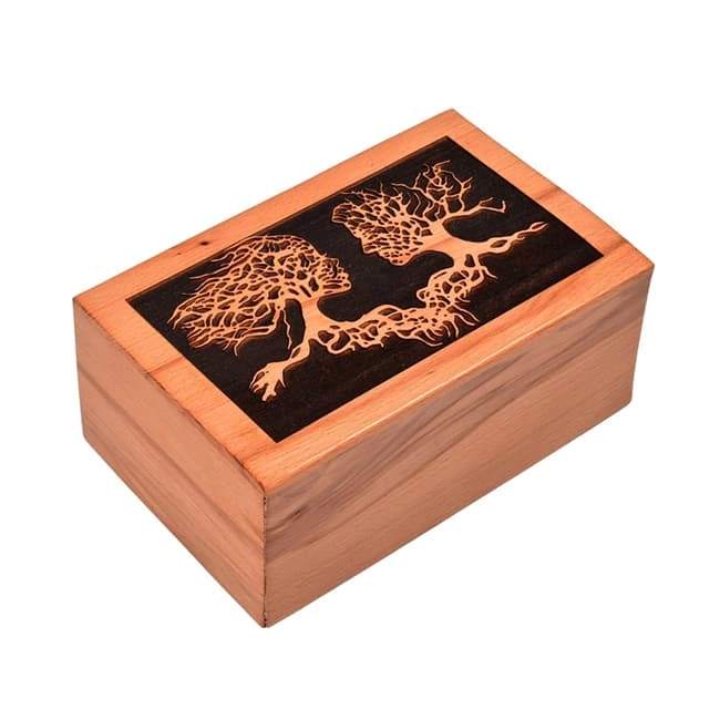 Handmade Wood Cremation Urns for Human Ashes