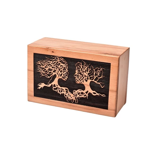 Handmade Wood Cremation Urns for Human Ashes