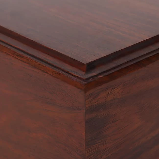 Pure Color and Pet Paw Pattern Handcraft Wooden Urns