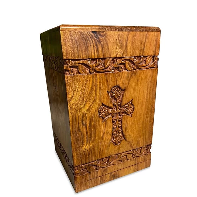 Keepsake Cremation Urn with Carving Different Pattern