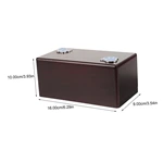 Pet Urns for Ashes with Silver Color Paw Metal Pads