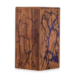 Thunderstorm Lighting Pattern Decoration Handmade Wood Cremation Urns