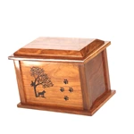 Unique Rosewoode Cremation Urns for Loved Dog or Cat