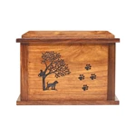 Unique Rosewoode Cremation Urns for Loved Dog or Cat