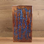 Thunderstorm Lighting Pattern Decoration Handmade Wood Cremation Urns