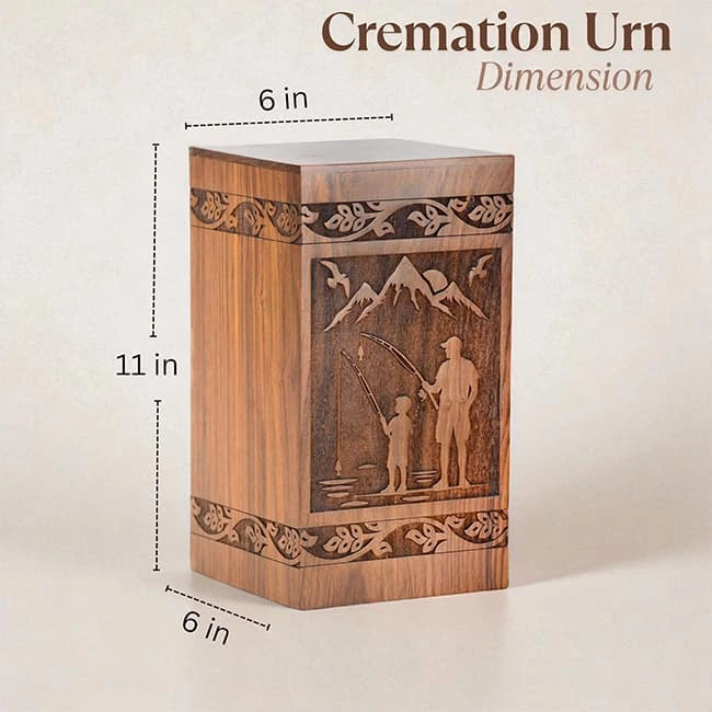 Handcrafted Cremation Wooden Urns for Human Ashes