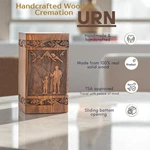 Handcrafted Cremation Wooden Urns for Human Ashes