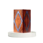 Kewood Cremation Urn from Natural and Inaly EPoxy Resin Mix Material