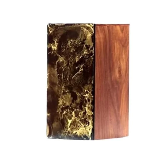Kewood Cremation Urn from Natural and Inaly EPoxy Resin Mix Material
