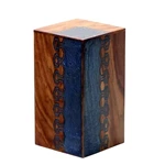 Kewood Cremation Urn from Natural and Inaly EPoxy Resin Mix Material