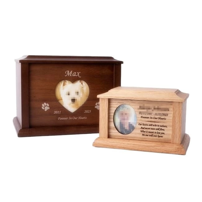One-stop Design Wood Cremation Urns for Human or Pets