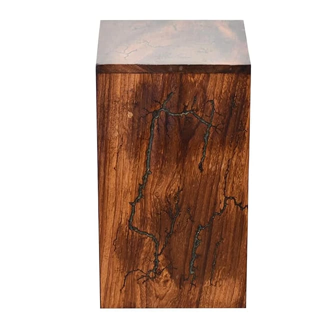 Different lightning Pattern Wooden Cremation Urns for Adults