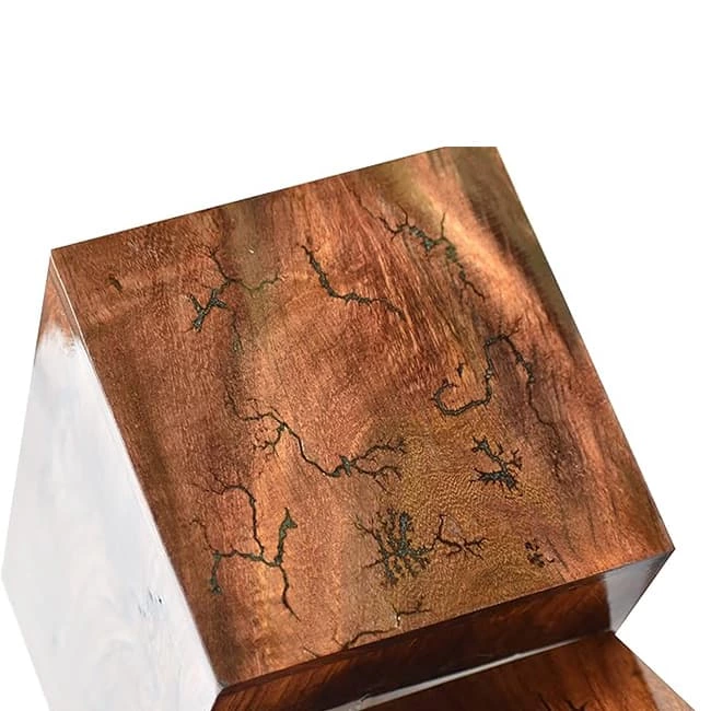 Different lightning Pattern Wooden Cremation Urns for Adults