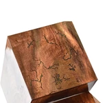 Different lightning Pattern Wooden Cremation Urns for Adults