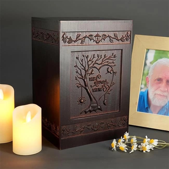 Large Wooden funeral Cremation Urns for Ashes