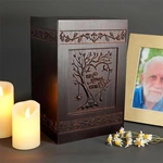 Large Wooden funeral Cremation Urns for Ashes