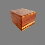 Minimalist Urn-Aromatic Cedar Wooden Box for Adult Ashes