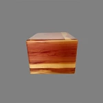 Minimalist Urn-Aromatic Cedar Wooden Box for Adult Ashes