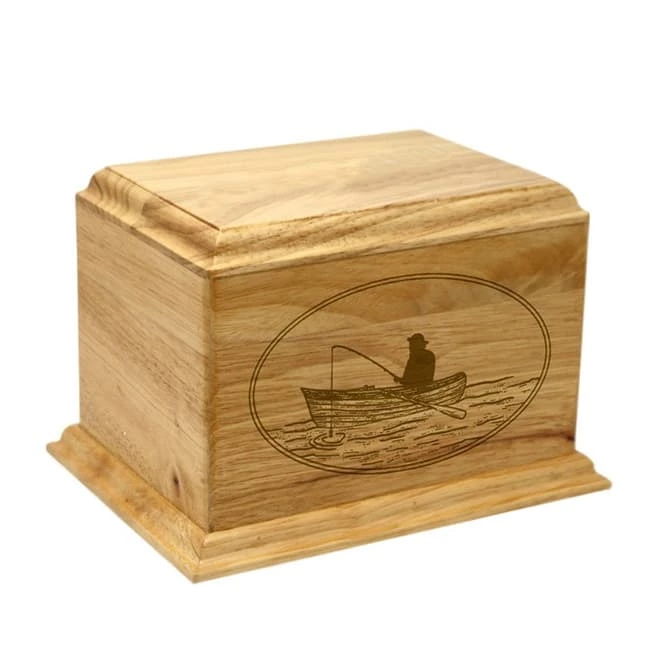 Hummingbird Wood Cremation Urn in Home Decor