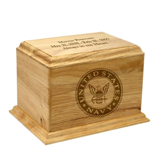 Hummingbird Wood Cremation Urn in Home Decor
