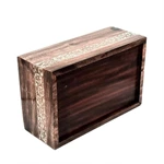 Engraved Wooden Box Funeral Cremation Urns