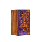 Mahogany Wood Cremation Urn for Human Ashes