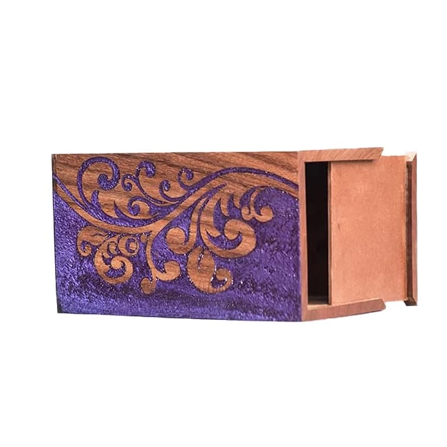 Mahogany Wood Cremation Urn for Human Ashes