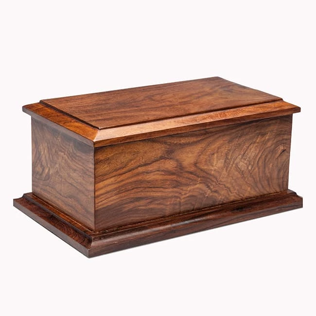 Wood Cremation Urn Use for Man and Woman Ashes