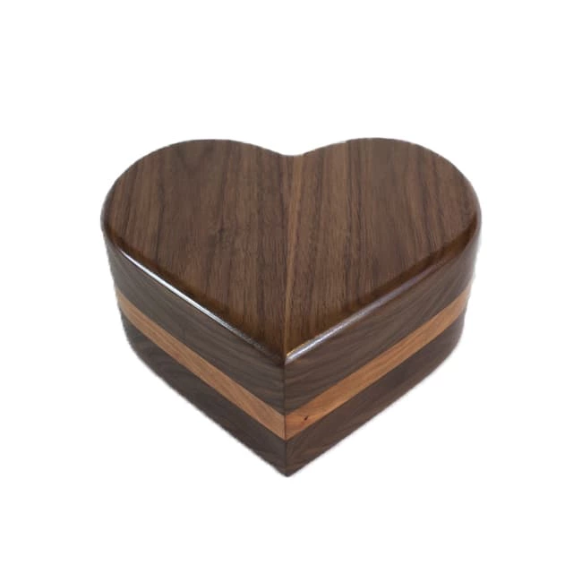 Wood Cremation Urn Use for Man and Woman Ashes