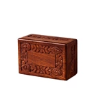 Wood Cremation Urn Use for Man and Woman Ashes