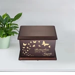 Memorial Urns for Human Ashes Adult Wooden Box