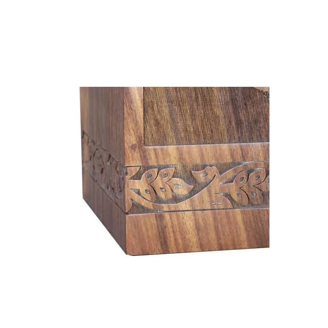 Handmade Rosewood Urn for Human Tree of Life