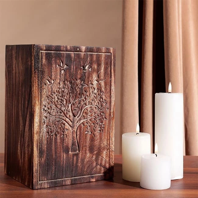 Tree of Life Pattern Cremation Urns for Human Ashes