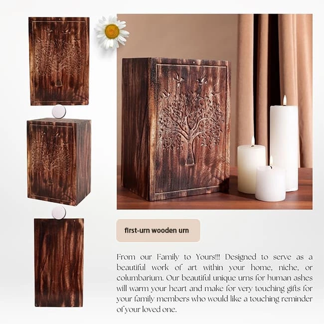 Tree of Life Pattern Cremation Urns for Human Ashes