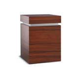 MDF Cremation Urn with Wood Laminate Finish