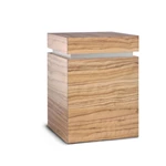 MDF Cremation Urn with Wood Laminate Finish