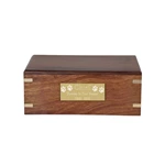 Roswwood Pet Urn with Nameplate Logo, Date, and Lovely Name