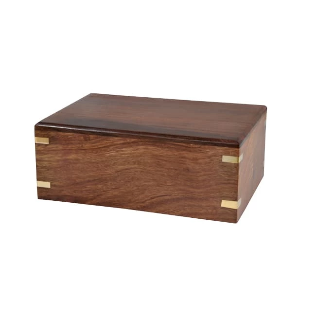 Roswwood Pet Urn with Nameplate Logo, Date, and Lovely Name